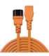 CABLE POWER IEC EXTENSION 1M/ORANGE 30474 LINDY