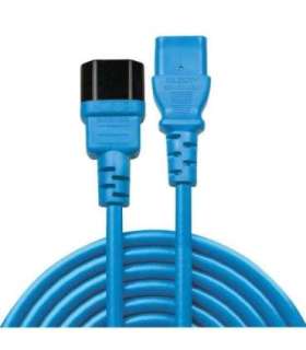 CABLE POWER IEC EXTENSION 1M/BLUE 30471 LINDY