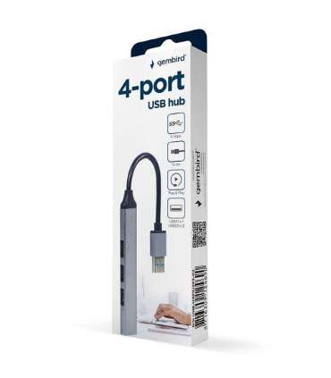 I/O HUB USB3 4PORT/UHB-U3P1U2P3-02 GEMBIRD