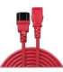 CABLE POWER IEC EXTENSION 2M/RED 30478 LINDY