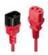 CABLE POWER IEC EXTENSION 2M/RED 30478 LINDY