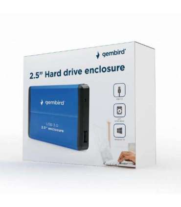 HDD CASE EXT. USB3 2.5"/BLUE EE2-U3S-2-B GEMBIRD