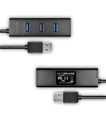 I/O HUB USB3.0 4PORT CHARGING/1.2M HUE-S2BL AXAGON