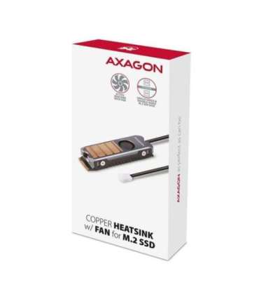 SSD ACC COOLER M.2 COPPER FAN/CLR-M2FAN AXAGON