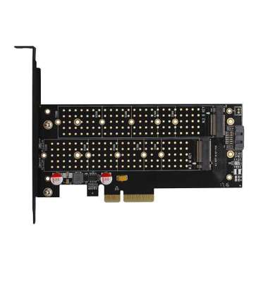 SSD ACC ADAPTER NVME/SATA/M.2/PCIE SP&LP PCEM2-DC AXAGON
