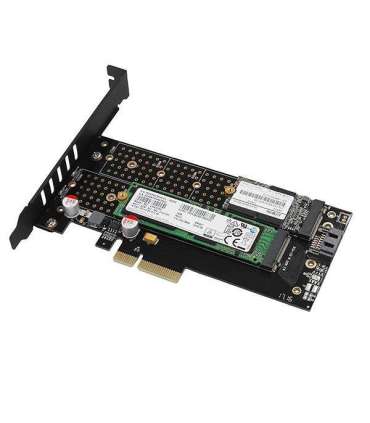 SSD ACC ADAPTER NVME/SATA/M.2/PCIE SP&LP PCEM2-DC AXAGON
