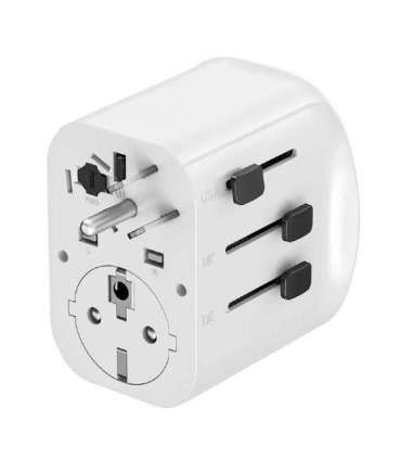 POWER ADAPTER GROUNDED 15W/WHT TPA-EU2A1C15-01-W GEMBIRD