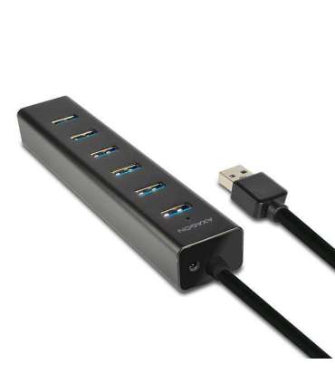 I/O HUB USB3.0 7PORT CHARGING/W/AC 1.2M HUE-SA7BP AXAGON