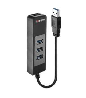 I/O HUB USB3 & LAN ADAPTER/43176 LINDY