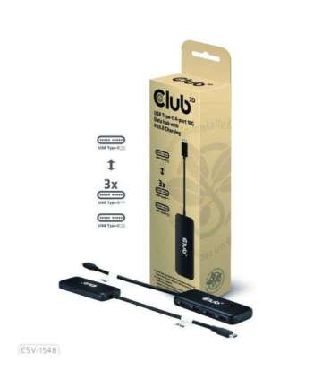I/O HUB USB-C 4PORT/CSV-1548 CLUB3D