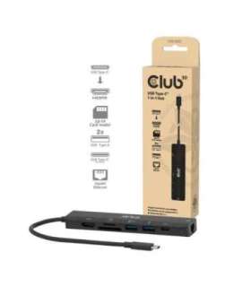 I/O HUB 7IN1 USB-C HDMI/100W CSV-2553 CLUB3D