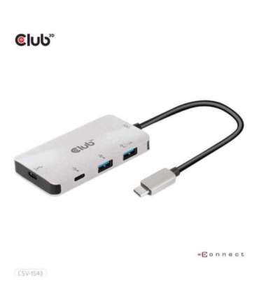 I/O HUB USB-C PD CHARGING/CSV-1543 CLUB3D