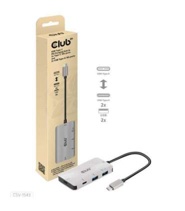 I/O HUB USB-C PD CHARGING/CSV-1543 CLUB3D