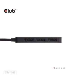 I/O HUB USB-C 3PORT DP/CSV-1553 CLUB3D