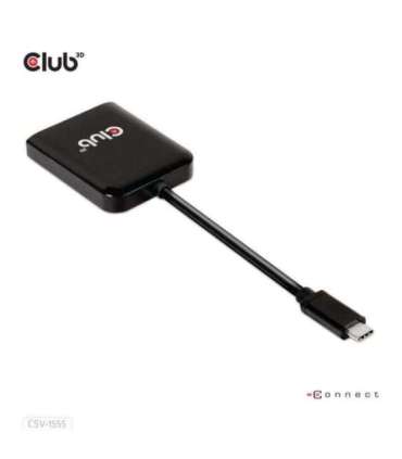 I/O HUB USB-C TO DP DUAL/CSV-1555 CLUB3D