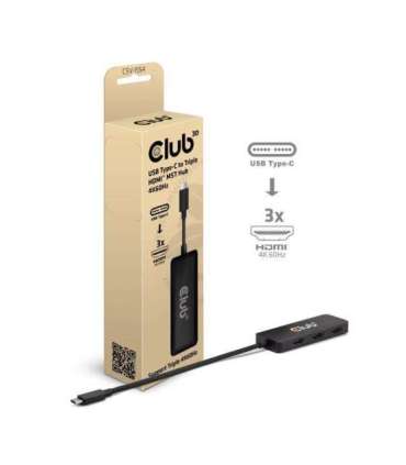 I/O HUB USB-C HDMI TRIPLE/CSV-1554 CLUB3D