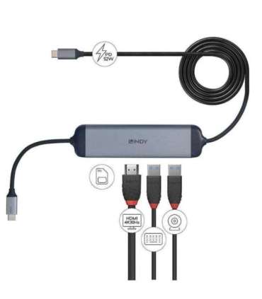 I/O DOCKING STATION USB-C/DST-MICRO 140 43326 LINDY