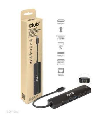 I/O HUB 6IN1 USB-C/CSV-1596 CLUB3D