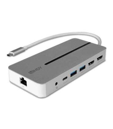 I/O DOCKING STATION USB-C/MINI DUAL 4K 43360 LINDY