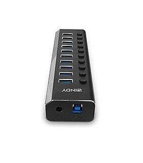I/O HUB USB3 10PORT/43370 LINDY