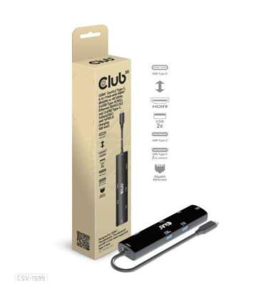 I/O HUB 6IN1 USB-C HDMI/100W CSV-1599 CLUB3D