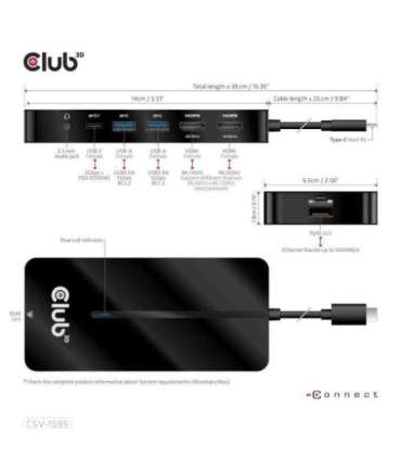 I/O HUB 7IN1 USB-C/100W CSV-1595 CLUB3D