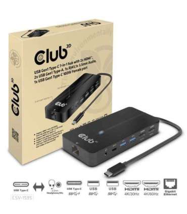 I/O HUB 7IN1 USB-C/100W CSV-1595 CLUB3D