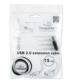CABLE USB2 EXTENSION AM-AF/CCP-USB2-AMAF-0.15M GEMBIRD