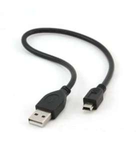 CABLE USB2 AM-MINI 30CM BLACK/CCP-USB2-AM5P-1 GEMBIRD