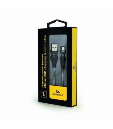 CABLE USB2 TO MICRO-USB 1M/CC-USB2B-AMMBM-1M-BW GEMBIRD