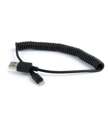 CABLE LIGHTNING TO USB2 1.5M/SPIRAL CC-LMAM-1.5M GEMBIRD