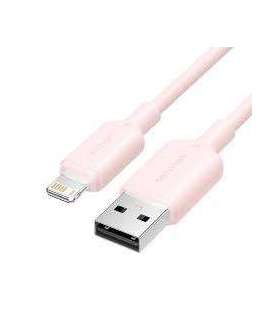 CABLE USB2.0 TO LIGHTNING/1M PINK LAMPF VENTION
