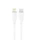 CABLE LIGHTNING TO USB-C 1.5M/CC-USB2S-CM8PM-1.5M-W GEMBIRD