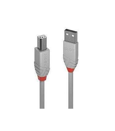 CABLE USB2 A-B 2M/ANTHRA GREY36683 LINDY