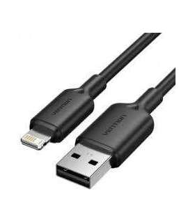 CABLE USB2.0 TO LIGHTNING/2M BLACK LAMBH VENTION