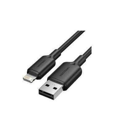 CABLE USB2.0 TO LIGHTNING/2M BLACK LAMBH VENTION