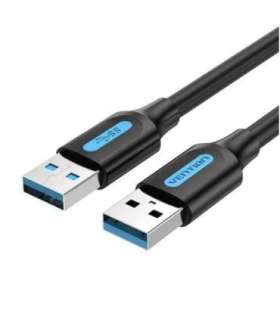 CABLE USB3.0 MALE TO MALE/1.5M BLACK CONBG VENTION