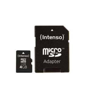 MEMORY MICRO SDHC 4GB C10/W/ADAPTER 3413450 INTENSO