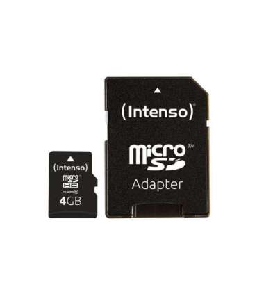 MEMORY MICRO SDHC 4GB C10/W/ADAPTER 3413450 INTENSO