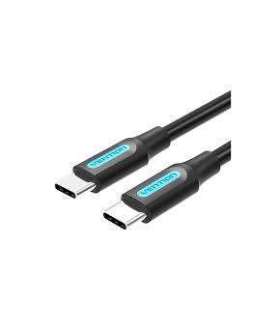 CABLE USB-C TO USB-C/1M BLACK COSBF VENTION