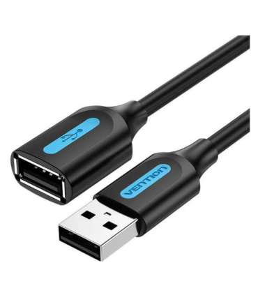 CABLE USB2.0 MALE TO FEMALE/3M BLACK CBIBI VENTION