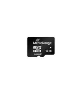 MEMORY MICRO SDHC 16GB C10/W/ADAPTER MR958 MEDIARANGE