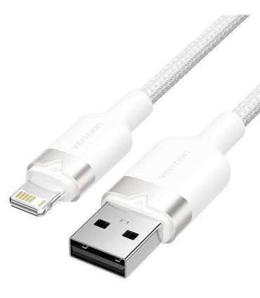 CABLE USB2.0 TO LIGHTNING/1M WHITE LANWF VENTION
