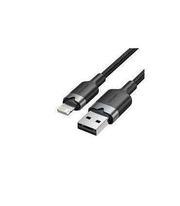 CABLE USB2.0 TO LIGHTNING/1M BLACK LANBF VENTION