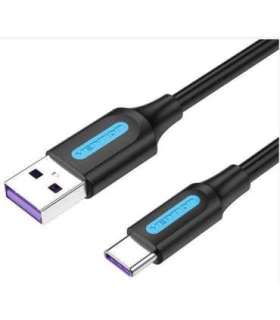 CABLE USB-C TO USB2.0/1.5M BLACK CORBG VENTION
