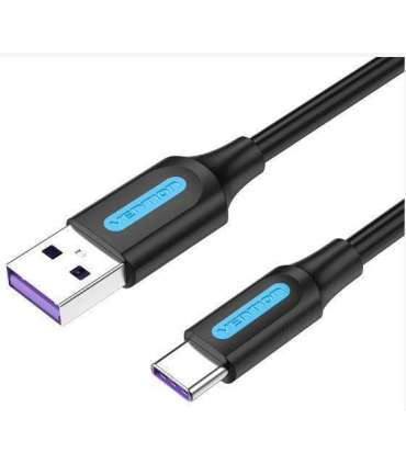 CABLE USB-C TO USB2.0/1.5M BLACK CORBG VENTION