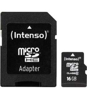 MEMORY MICRO SDHC 16GB C10/W/ADAPTER 3413470 INTENSO