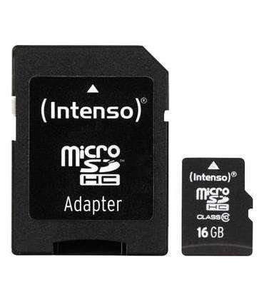 MEMORY MICRO SDHC 16GB C10/W/ADAPTER 3413470 INTENSO