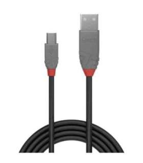 CABLE USB2 A TO MINI-B 5M/ANTHRA 36725 LINDY