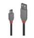 CABLE USB2 A TO MINI-B 5M/ANTHRA 36725 LINDY